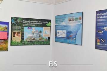  Telde da acogida a la exposición sobre los efectos del cambio climático en Canarias/TA.